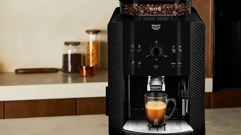 KRUPS YY4451FD Machine à café automatique avec broyeur à grains - Le CrocoDeal