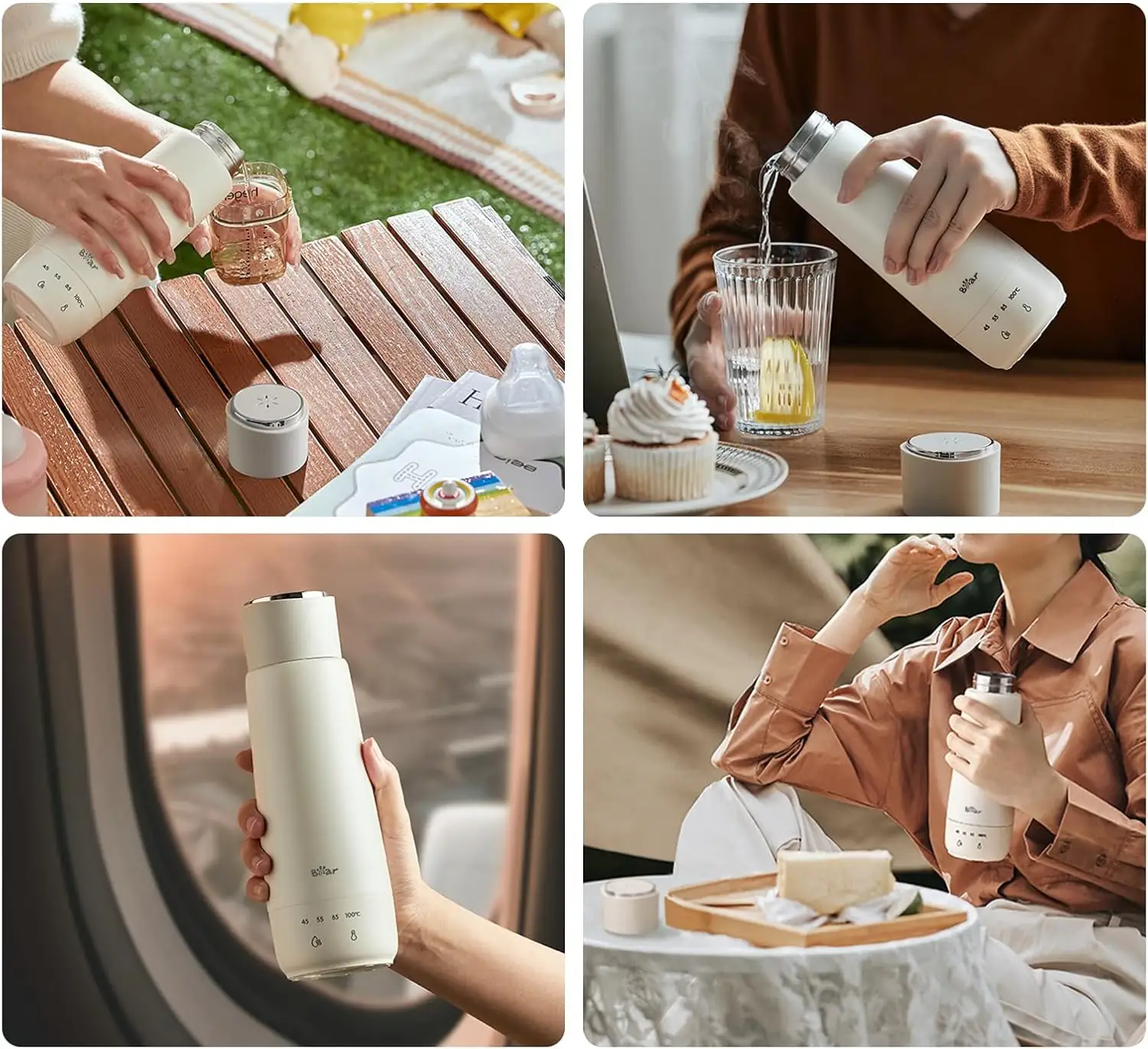 Bouilloire Électrique Mini 600W 220V – Chauffe-Eau Portable Pour Café, Thé, Voyage Et Bureau, Ultra Compacte