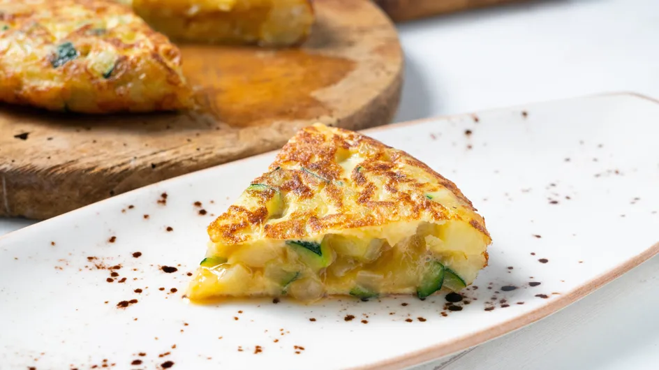 Tortilla de calabacín: la receta rápida y deliciosa que siempre preparo cuando tengo poco tiempo