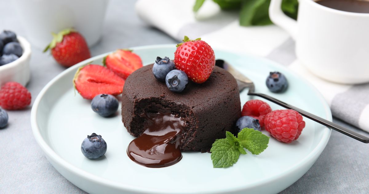 4 ingrédients, c'est tout ce qu'il faut pour ce fondant au chocolat