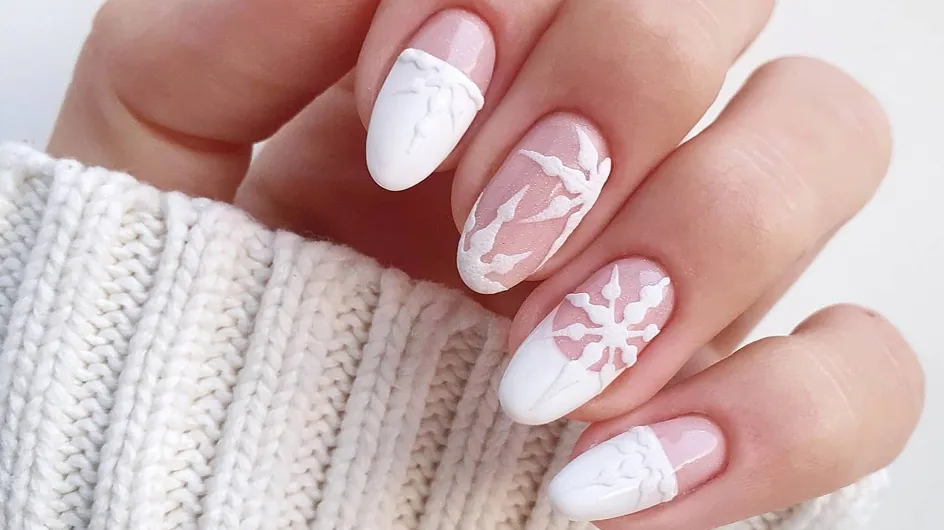 Uñas blancas decoradas: 10 FOTOS e ideas elegantes que serán tendencia esta Navidad y todas querrán copiar