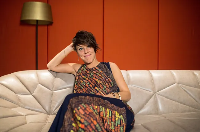 Zaz en interview à Berlin en 2016