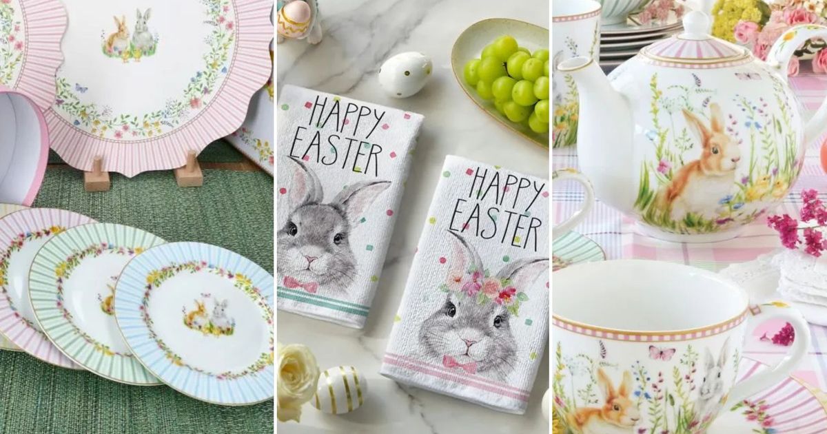 Célébrez Pâques avec style : les plus belles déco, accessoires et vaisselles pastel pour illuminer votre cuisine !