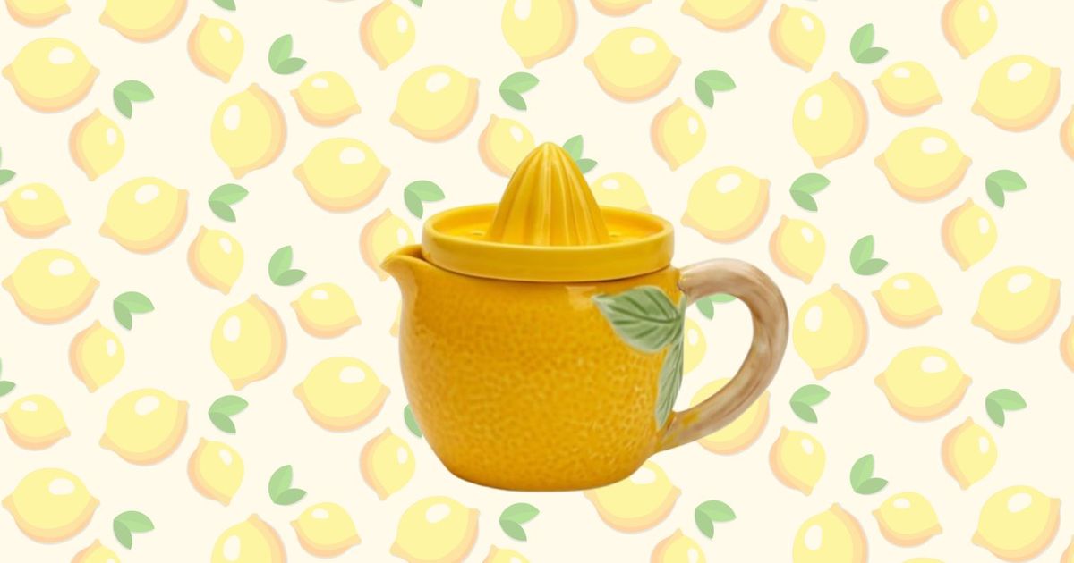 On a craqué pour ce presse-agrumes et pichet 2-en-1, idéal pour servir la citronnade !