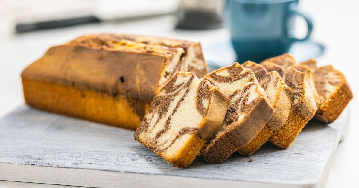 "Sans matière grasse, sans sucre ajouté" : voici la version légère du célèbre cake marbré