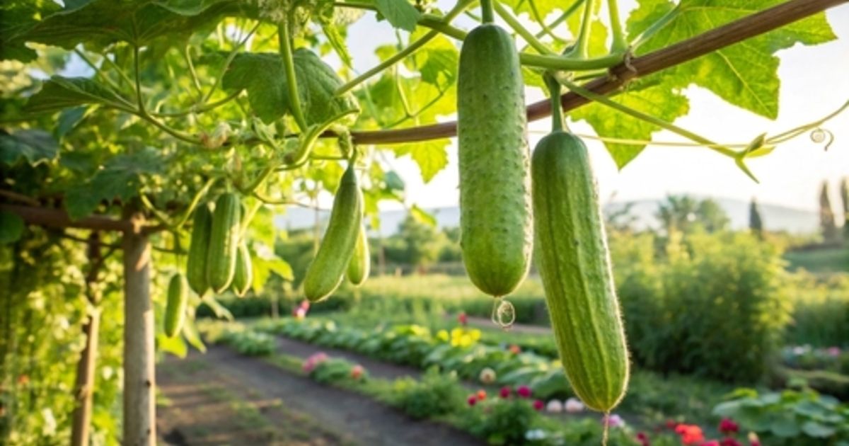5 plantes à ne jamais cultiver à côté de vos concombres et l'explication est toute simple !