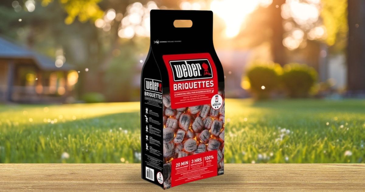 Les fans de grillades ne jurent que par ces briquettes Weber — et elles sont à prix cassé !