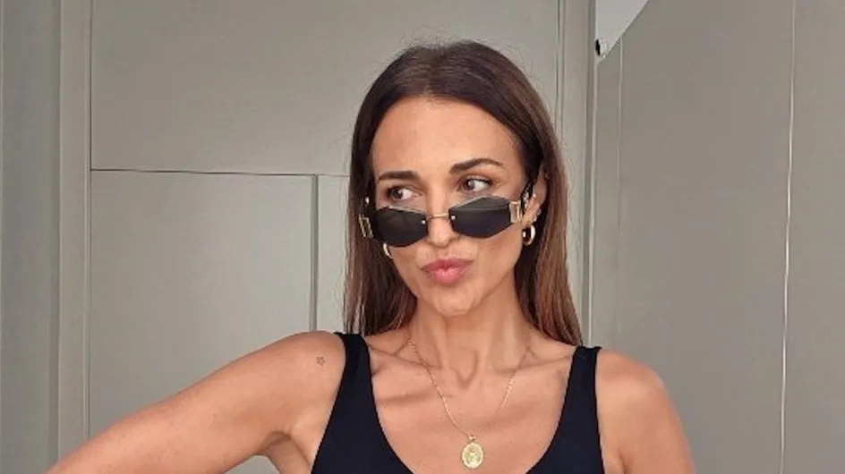 Paula Echevarría agotará el vestido negro satinado de Primark que parece de invitada por 20 €: disimula tripa y estiliza