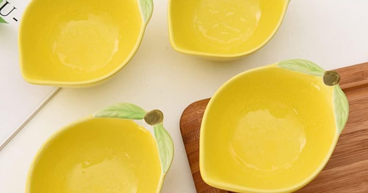 Bol avec couvercle CITRON