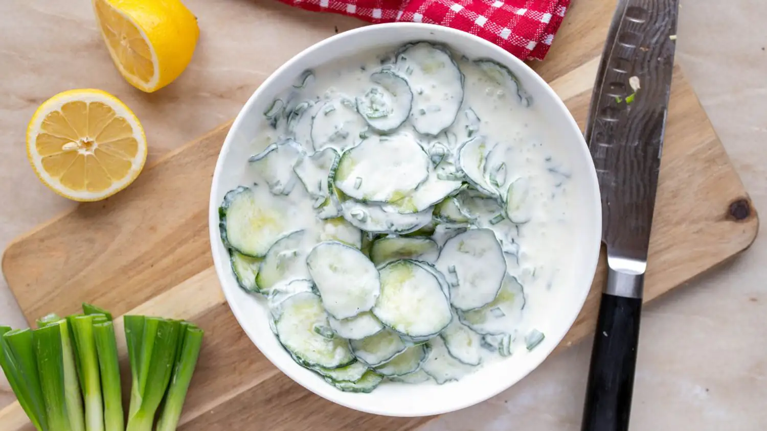 “Je prépare cette salade de concombre depuis 20 ans quand il fait chaud ...