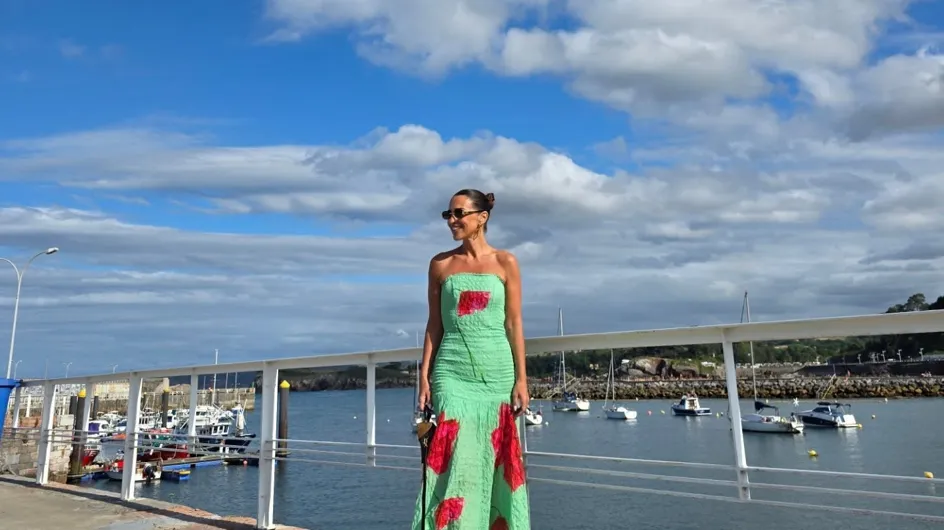 El vestido verde de Charo Ruiz Ibiza que Paula Echevarría convierte en el más bonito del verano (y resalta el bronceado)
