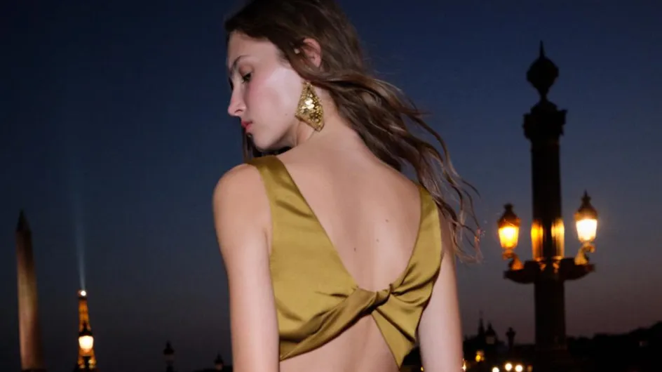 Zara arrasa con el vestido midi satinado en color 'aceite' que necesitas para tus bodas de otoño (y cuesta 39,95€)
