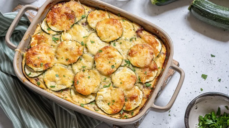 Voici l’astuce légère pour cuisiner un gratin de courgettes sans crème