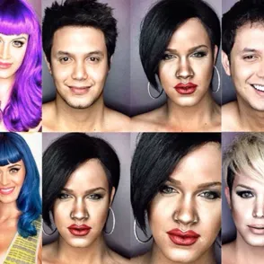 Woah! This MAN Uses Makeup To Transform Himself Into Katy Perry, Rihanna & Beyonce