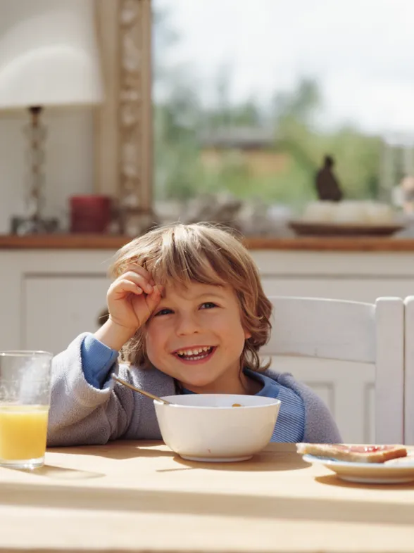 Een goed ontbijt beschermt kinderen tegen diabetes
