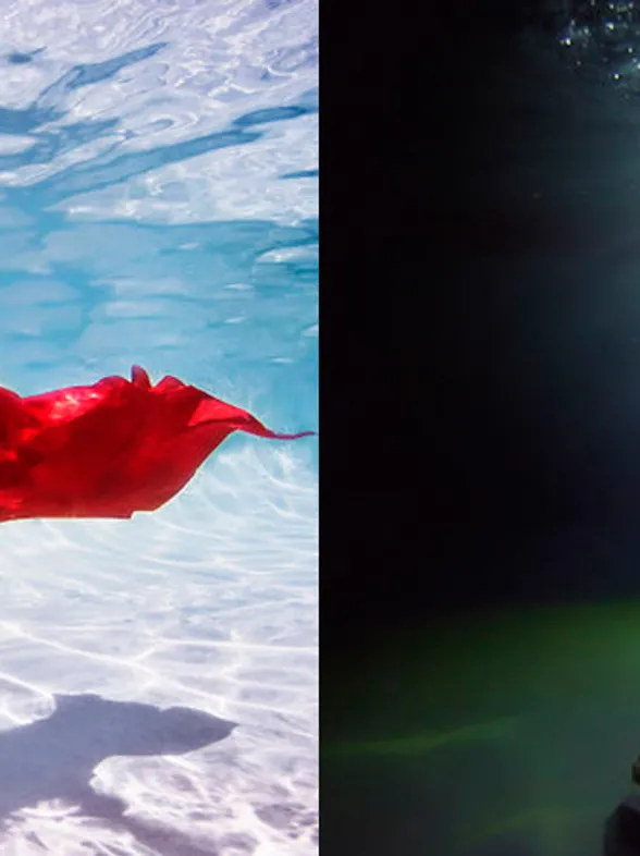 20 imágenes increíbles de la maternidad como nunca la habías visto: bajo el agua