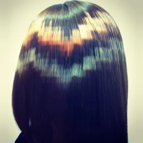 ¡Adiós mechas tradicionales! Ahora se lleva el pelo pixelado