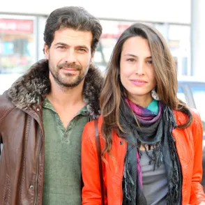 Rodolfo Sancho y Xenia Tostado, padres de una niña