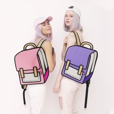 Jum From Paper: mochilas y bolsos que parecen dibujos animados