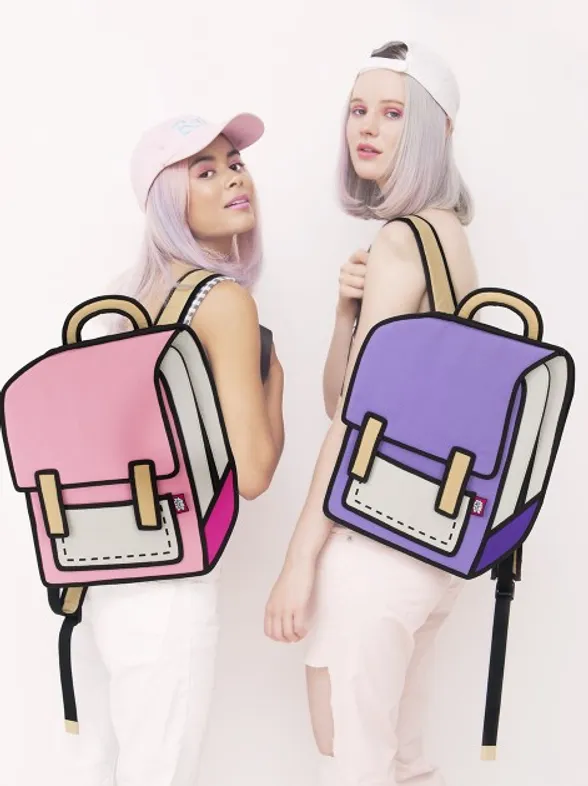 Jum From Paper: mochilas y bolsos que parecen dibujos animados