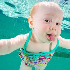 Bebés bajo el agua: 10 imágenes que conseguirán sacarte una sonrisa