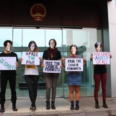 3 des 5 féministes chinoises arrêtées pour avoir lutté contre le harcèlement sexuel ont été libérées