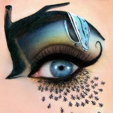 Cuando los párpados se convierten en lienzos: los maquillajes de ojos más creativos
