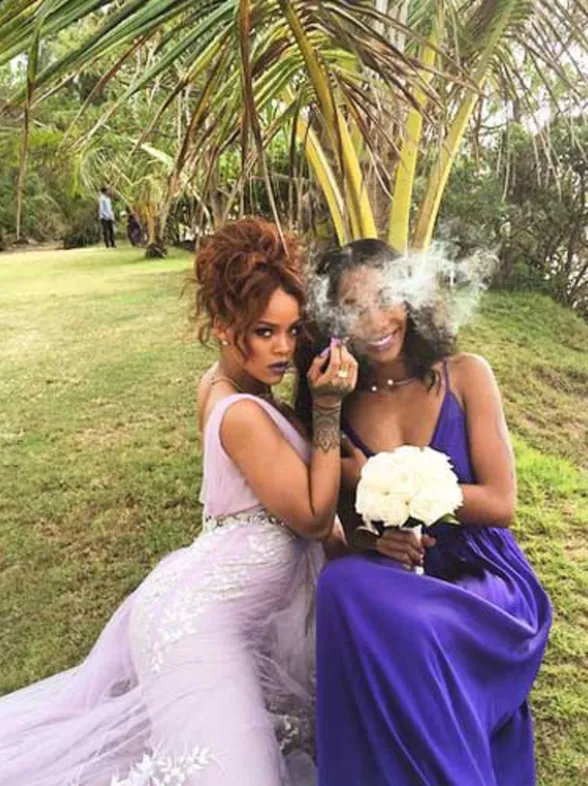 Rihanna, la anti dama de honor de una boda