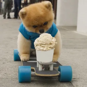 Hora de comer con el cachorro más adorable del mundo