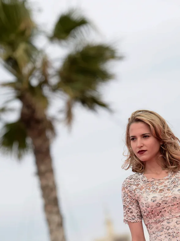 Ana Fernández reaparece en Málaga tras la muerte de Santi Trancho
