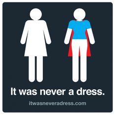 It Was Never a Dress, vous n'allez plus voir le logo des toilettes pour femmes de la même façon