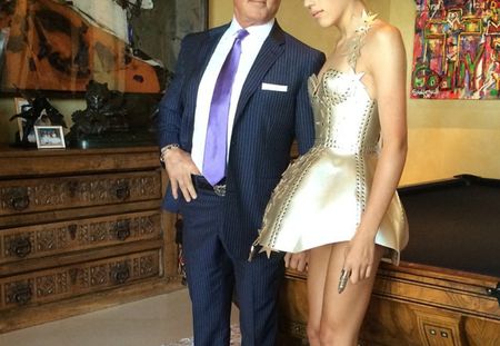 Sistine Stallone : A 16 ans, la fille de Sylvester Stallone s'apprête à être mannequin (Photos)