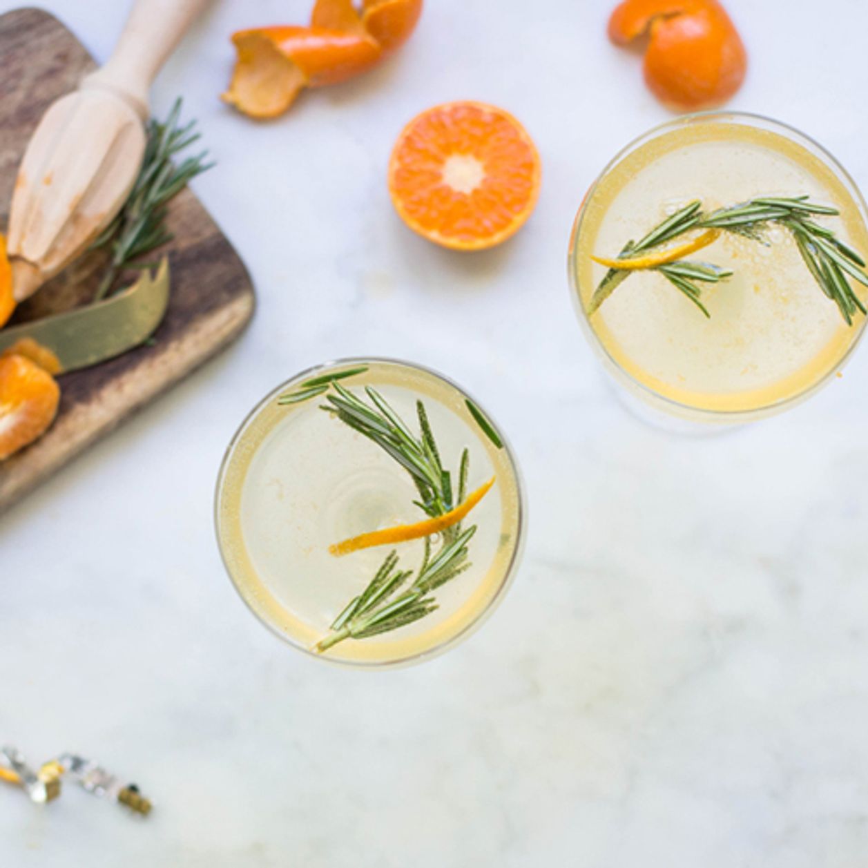 Cocktail martini bianco e prosecco