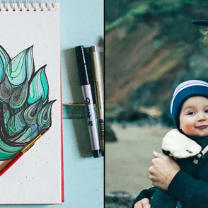 Este ilustrador enseña el abecedario a su hijo de una manera muy original