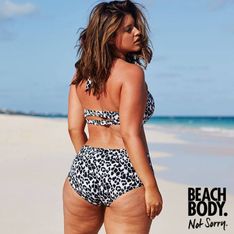 Denise Bidot, top plus size non retouché dans la campagne de bikinis de Swimsuitsforall (Photos)