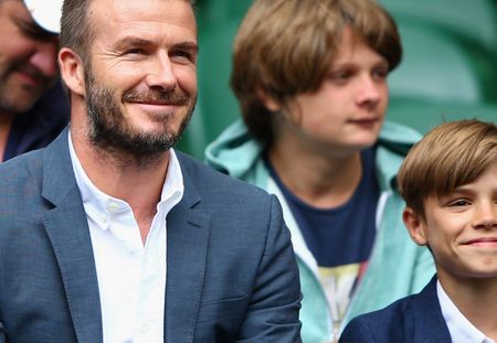 Romeo Beckham, sosie de son père à Wimbledon