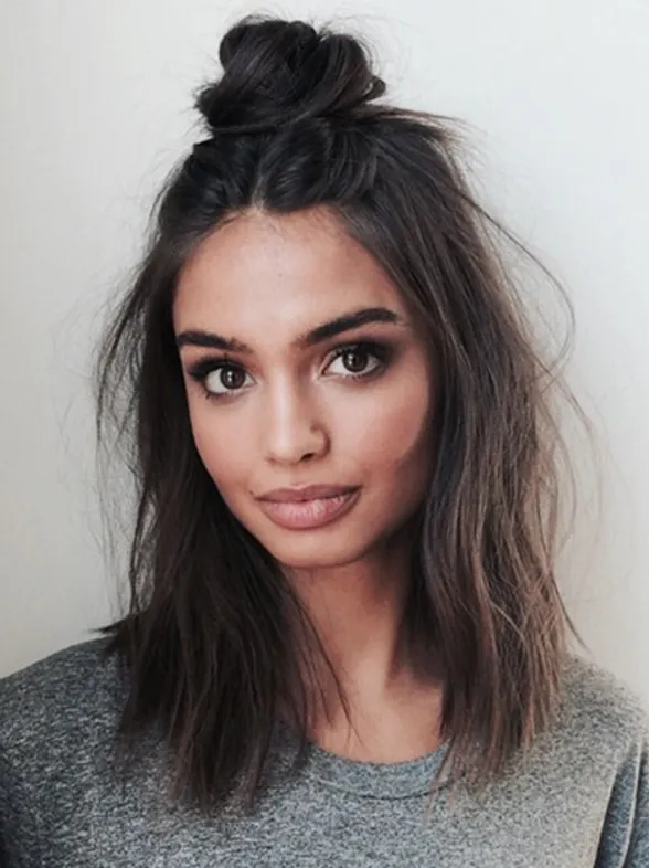The Half-bun 'Hun' Is The Hottest Hair Trend Around