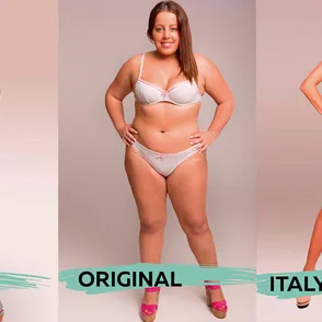 This Woman's Body Was Photoshopped 18 Times To Meet Different Beauty Ideals Around The World
