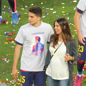 Melissa Jiménez y Marc Bartra ya son padres de Gala
