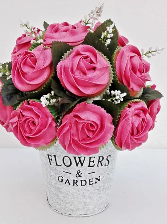 ¡El ramo más dulce! Aprende a preparar un bonito cupcake bouquet