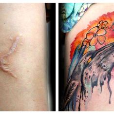 Elle tatoue les femmes victimes de violences domestiques pour masquer leurs cicatrices (Photos)