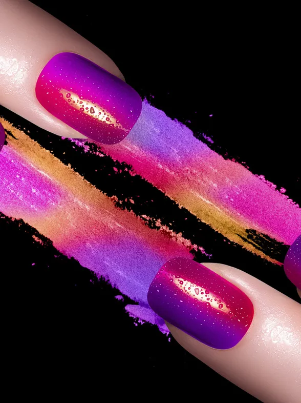 Dry-brushing, arte abstracto en tus uñas