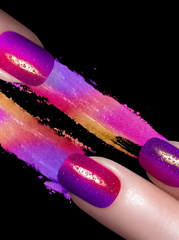 Dry-brushing, arte abstracto en tus uñas