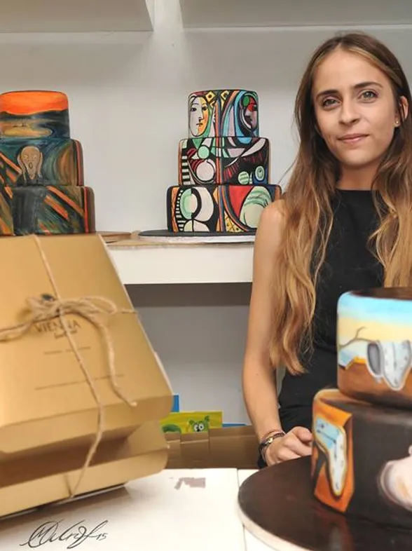 Descubre a la artista que recrea pinturas famosas sobre sus tartas