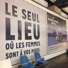 Une publicité jugée sexiste retirée du métro parisien (Photo)