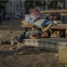 ¿Dónde duermen los niños refugiados? La cara más amarga de la guerra