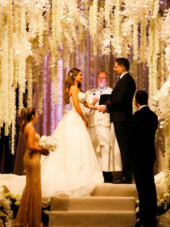 La boda de ensueño de Sofía Vergara y Joe Manganiello