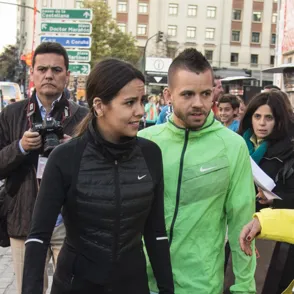 Cristina Pedroche y David Muñoz, a la carrera por Madrid