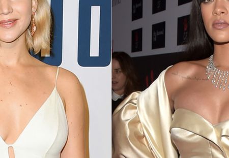Jennifer Lawrence vs Rihanna, la battle des décolletés Dior