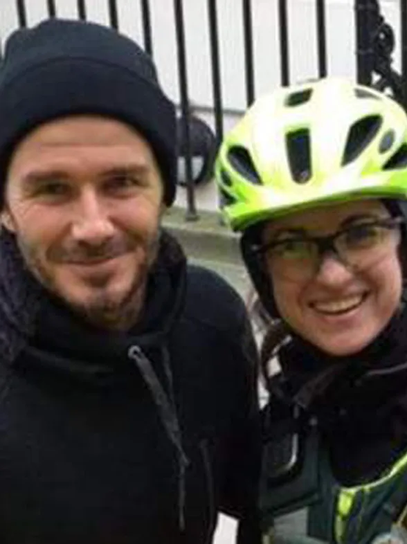 David Beckham Fetches Tea For A Paramedic Because He's A Bloomin' Angel